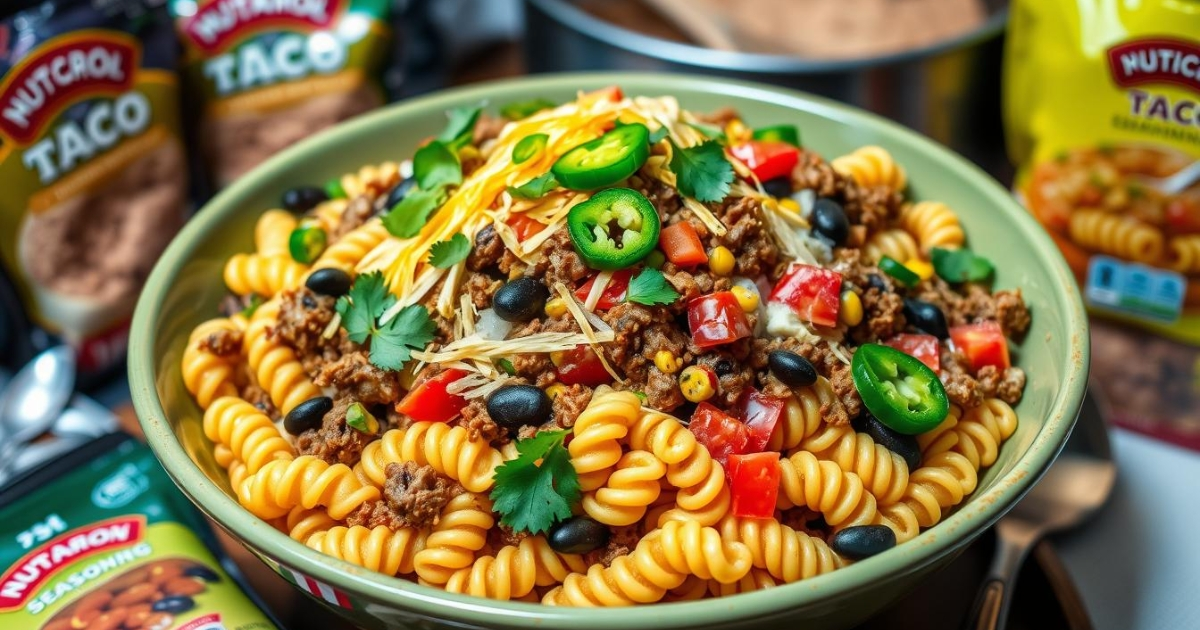 taco pasta recipe