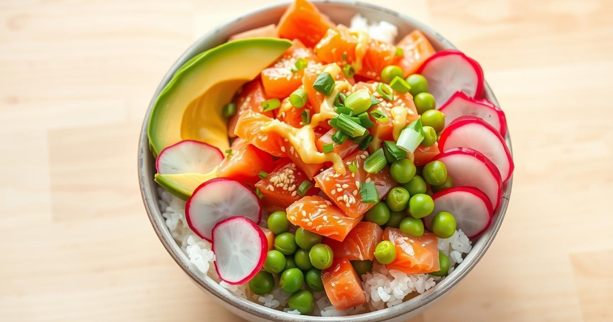 salmon poke bowl