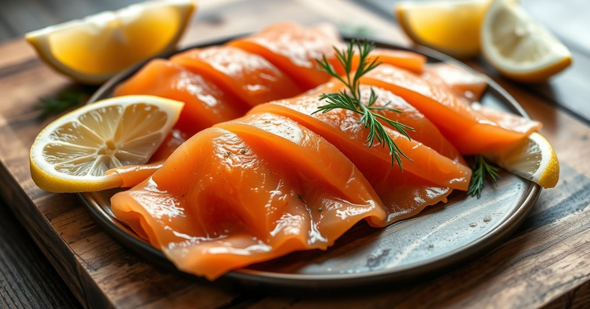 cold smoked salmon