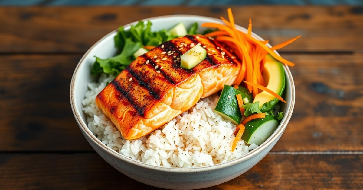 Salmon Rice Bowl