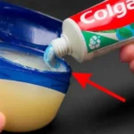 Image of Mix Toothpaste and Vaseline together in a small bowl